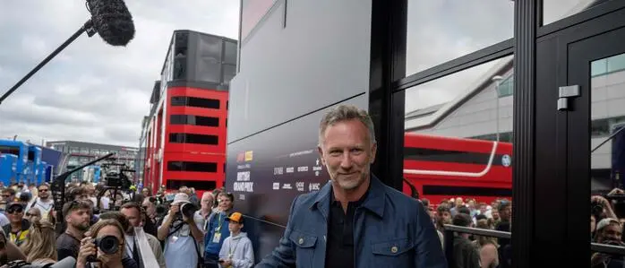 Unter großem Medieninteresse kehrte Christian Horner zurück