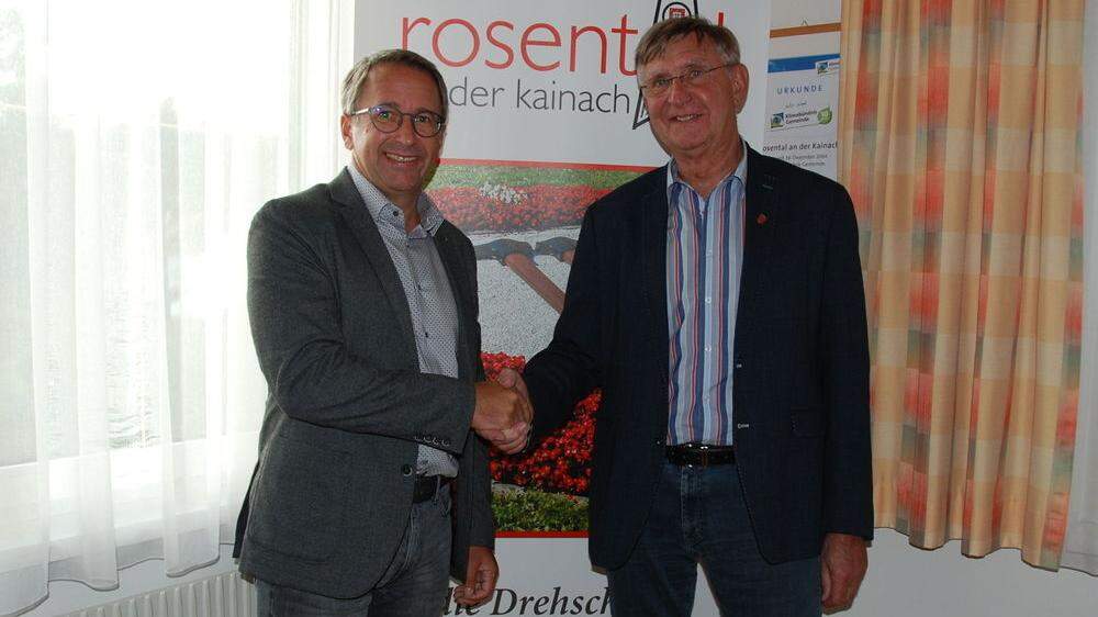 Am 1. Oktober zieht Johannes Schmid statt Engelbert Köppel ins Bürgermeisterbüro in Rosental ein