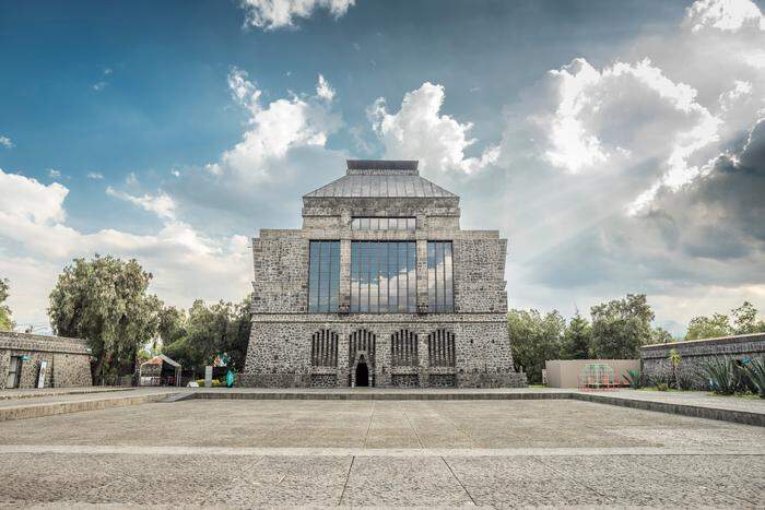 Das Museo Anahuacalli wurde vom mexikanischen Künstler Diego Rivera entworfen 