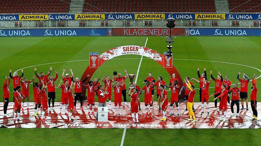 Salzburg triumphierte in der abgelaufenen Cup-Saison