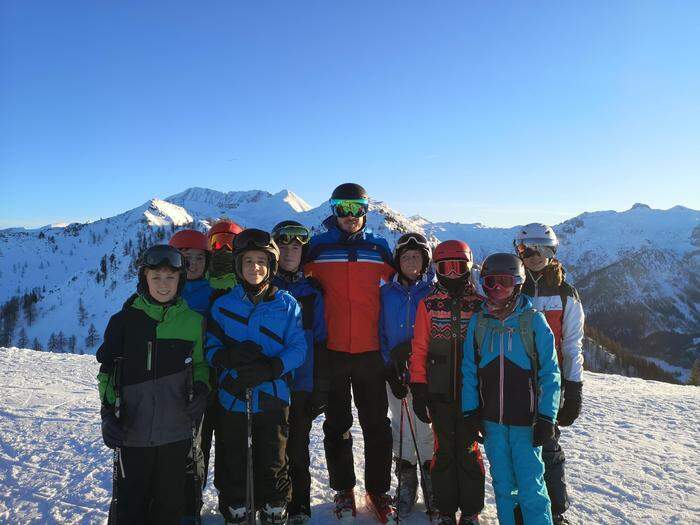 Ab auf die Piste hieß es für die Snowboarder und Skifahrer der Mittelschule Ilz