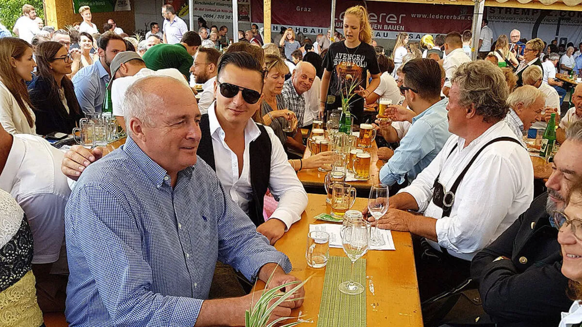 Andreas Gabalier mit Franz Lederer-Grabner