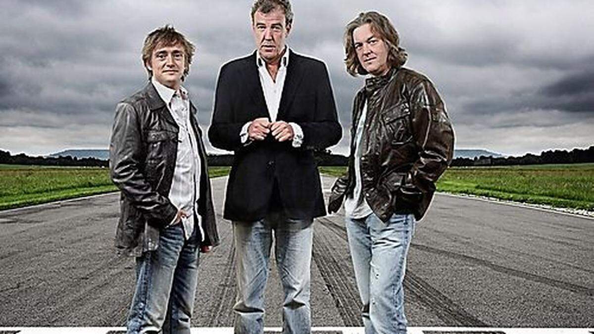 Moderatoren-Trio: Richard Hammond, Jeremy Clarkson und James May