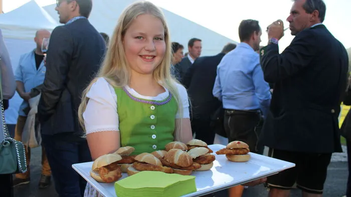 Gaumenschmaus bei der Eröffnung