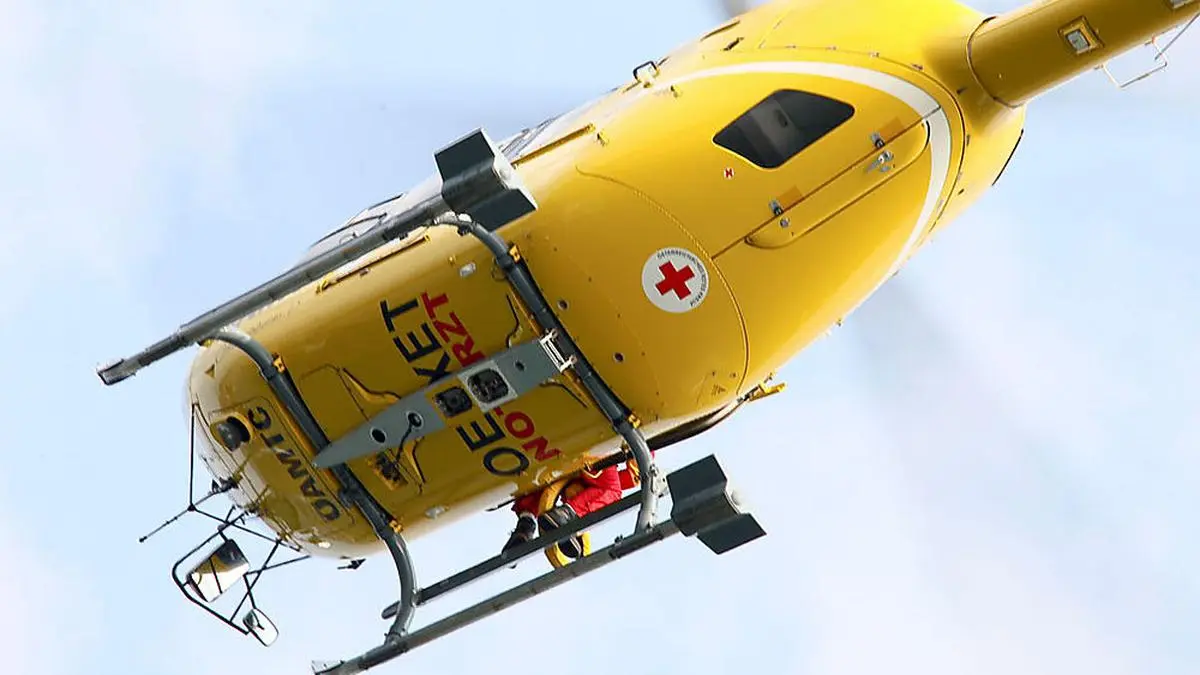 Der Mann wurde ins Klinikum Klagenfurt geflogen (Symbolbild)