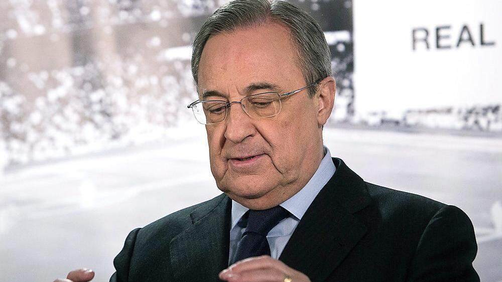 Real Madrids Präsident Florentino Perez ist eine der treibenden Kräfte der Super League.
