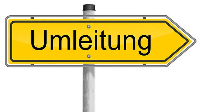 Auf drei Straßen muss man sich diese Woche auf Umleitungen einrichten