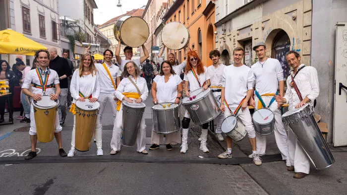 Trommler in der Griesgasse ...