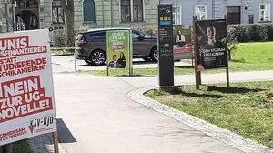 Studenten-Wahlkampf an der Grazer Universität