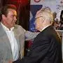 Schwarzenegger hielt eine emotionale „Oscar-Laudatio“ fürs Lebenswerk des Hermann Kröll