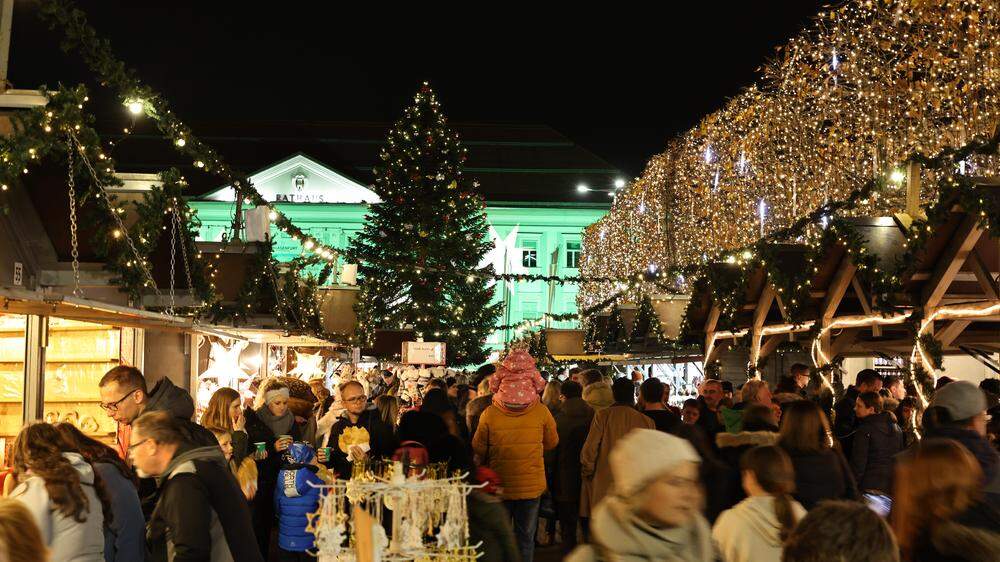 Der Klagenfurter Christkindlmarkt öffnet am 18. November