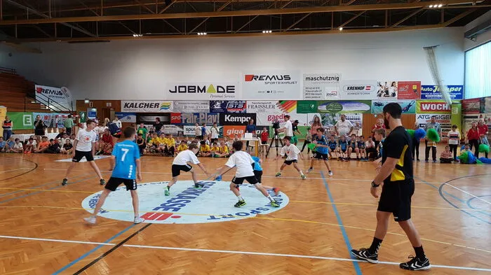 Insgesamt 120 steirische Volksschule beteligten sich heuer am Steirischen Mattenhandball-Cup. Die besten 21 Mannschaften kämpften am Donnerstag, dem 5. Juni, um den Sieg.
