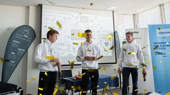Das Siegerteam Pocketwingcard (Bulme Graz)  