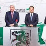 Karl Lackner, Hermann Schützenhöfer, Michael Schickhofer und Hannes Schwarz 