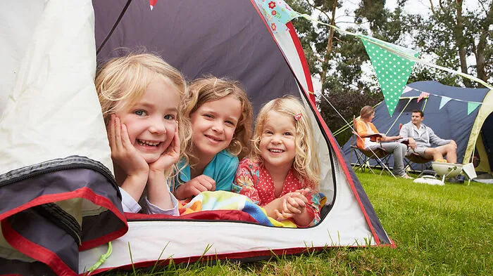 Camping ist ein Abenteuer für die ganze Familie