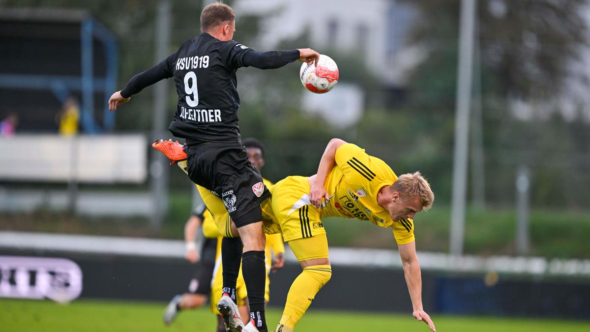 Alexander Hofleitner (Kapfenberg) und Sebastian Feyrer (Lafnitz) lieferten sich packende Zweikämpfe