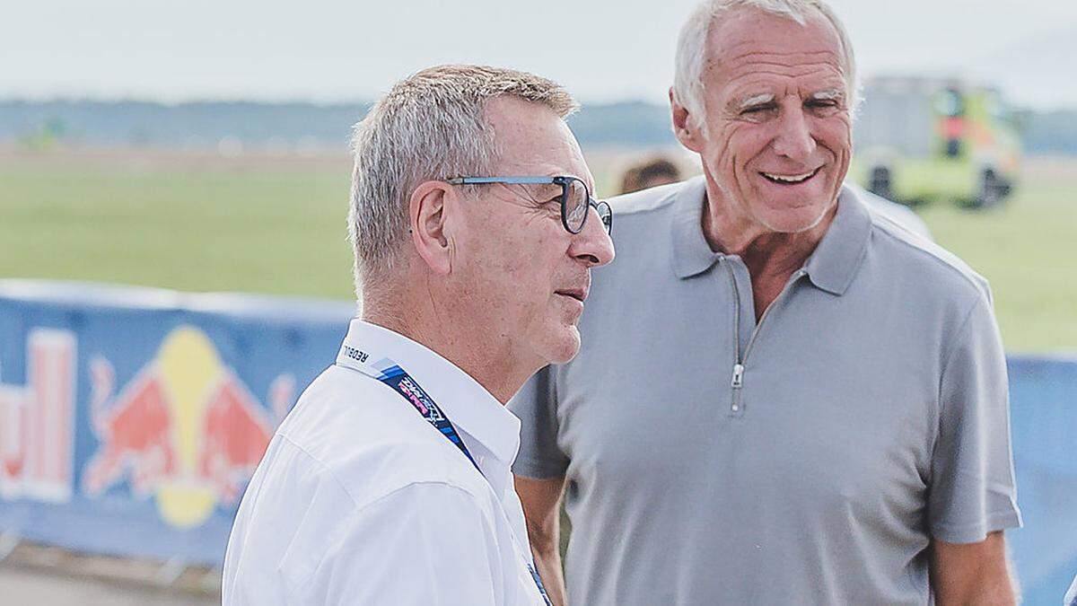 Dietrich Mateschitz holt Erich Wolf (l.) als neuen Geschäftsführer nach Spielberg