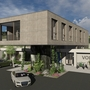 Am Bild ist die Visualisierung der neuen Volksbank-Filiale in Feldkirchen zu sehen