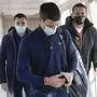 Novak Djokovic bei seiner Ankunft in Belgrad.