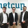 Netcup-Geschäftsführer Felix Preuß, Alexander Windbichler und Oliver Werner, Geschäftsführer Netcup (von links)