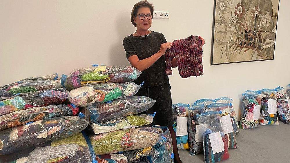 Gertrud Rotter-Sorgo aus Gmünd  rief zu einer Strick-Charity für Kinder in Südafrika auf