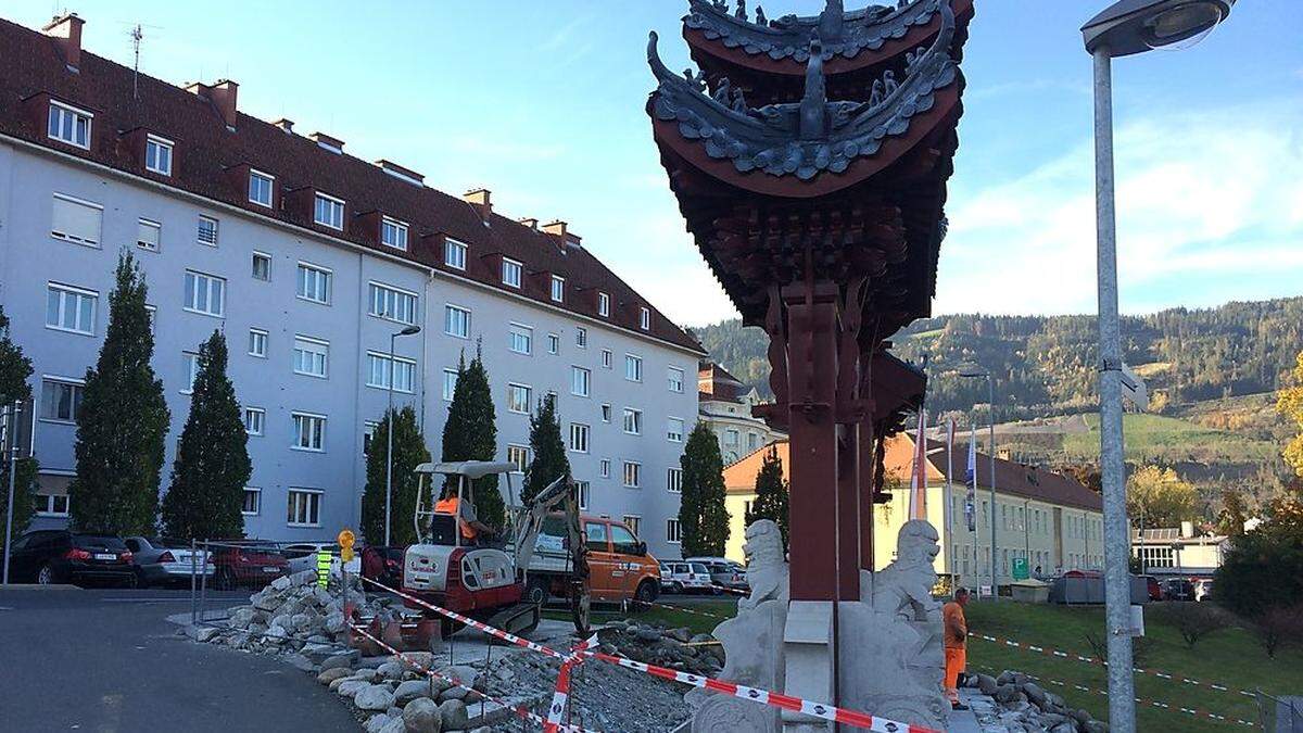 Die Sanierung ist derzeit schon am Laufen