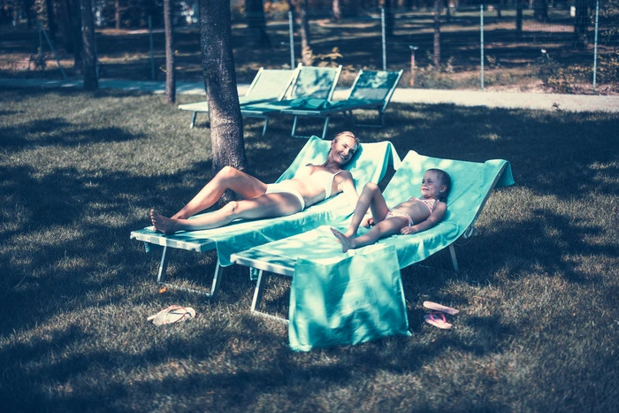 Bei Sonnenliegen gilt: First come, first serve ...