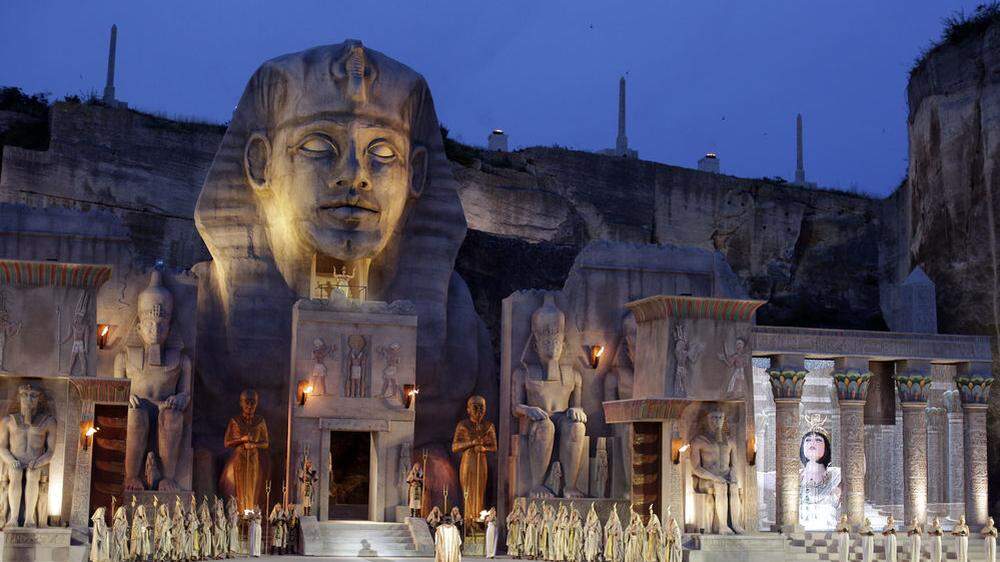 Die Opernfestspiele in St. Margarethen wollen wieder mit einem opulenten Bühnenbild auftrumpfen, wie 2014 bei &quot;Aida&quot;