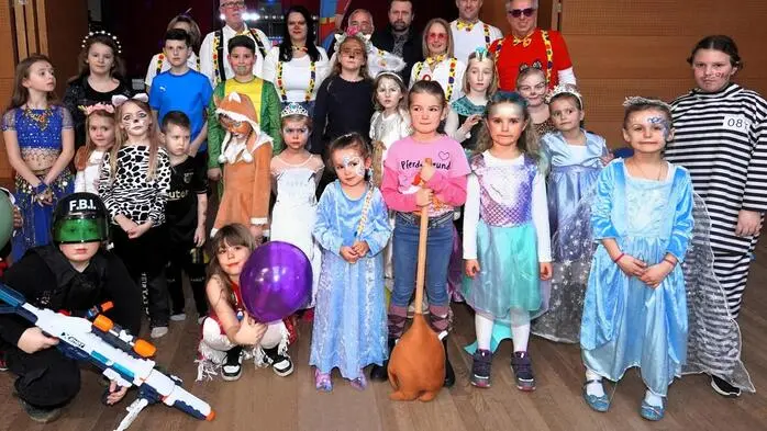 Ein tolles Kinderprogramm mit Kinderanimateur „Cha Cha Bas“ machte die Faschingsparty zum Erfolg