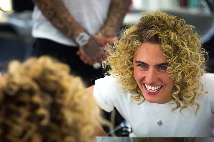 Sanda nach dem Frisuren-Tuning.