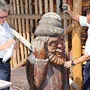 Die 1,60 Meter hohe Holzfigur fiel im Sommer auf einen Fünfjährigen, der bei dem Unfall starb