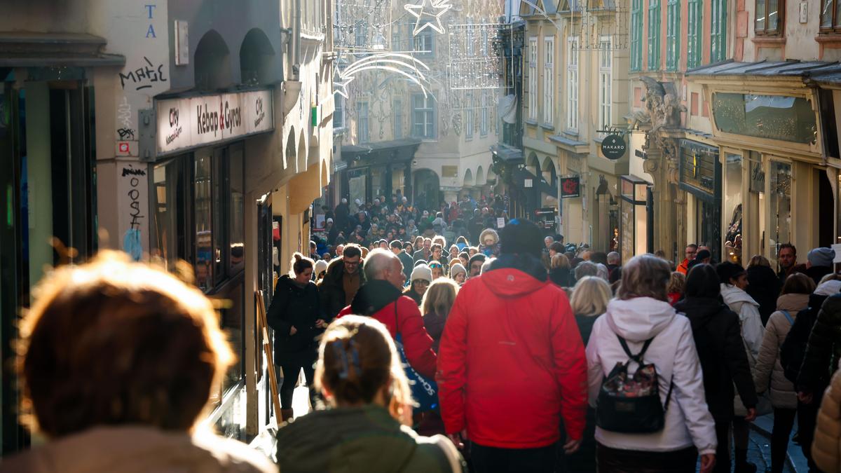 Die Sporgasse am Samstagnachmittag