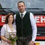 Thomas und Nina Ebner sind beide Mitglieder von Feuerwehren