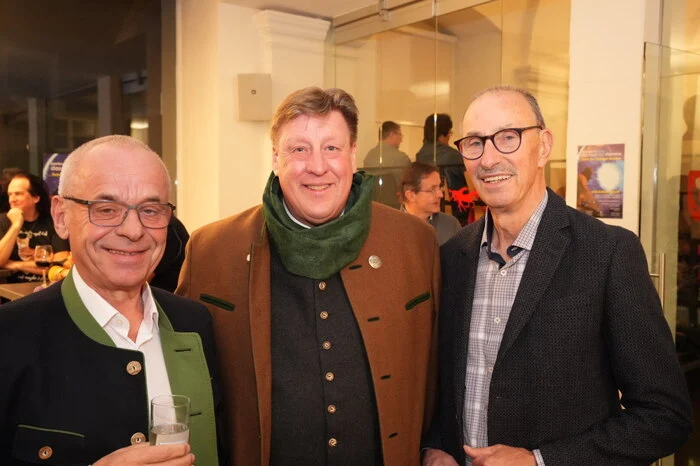Siggi Neuschitzer, Bürgermeister Josef Jury und Landtagsabgeordneter i.R. Johann Gallo
