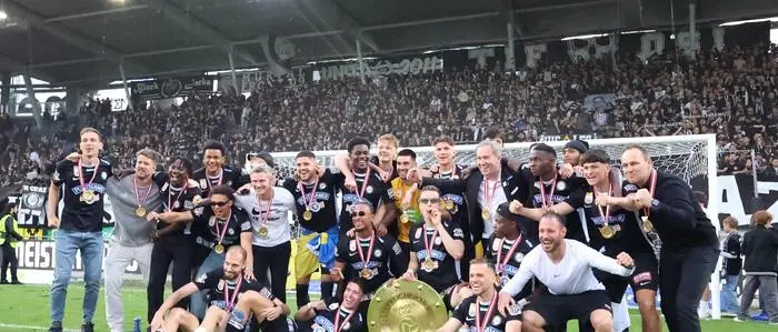 Der SK Sturm jubelte
