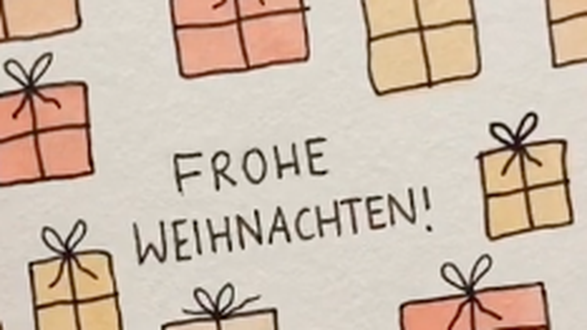 Weihnachtskarte DIY