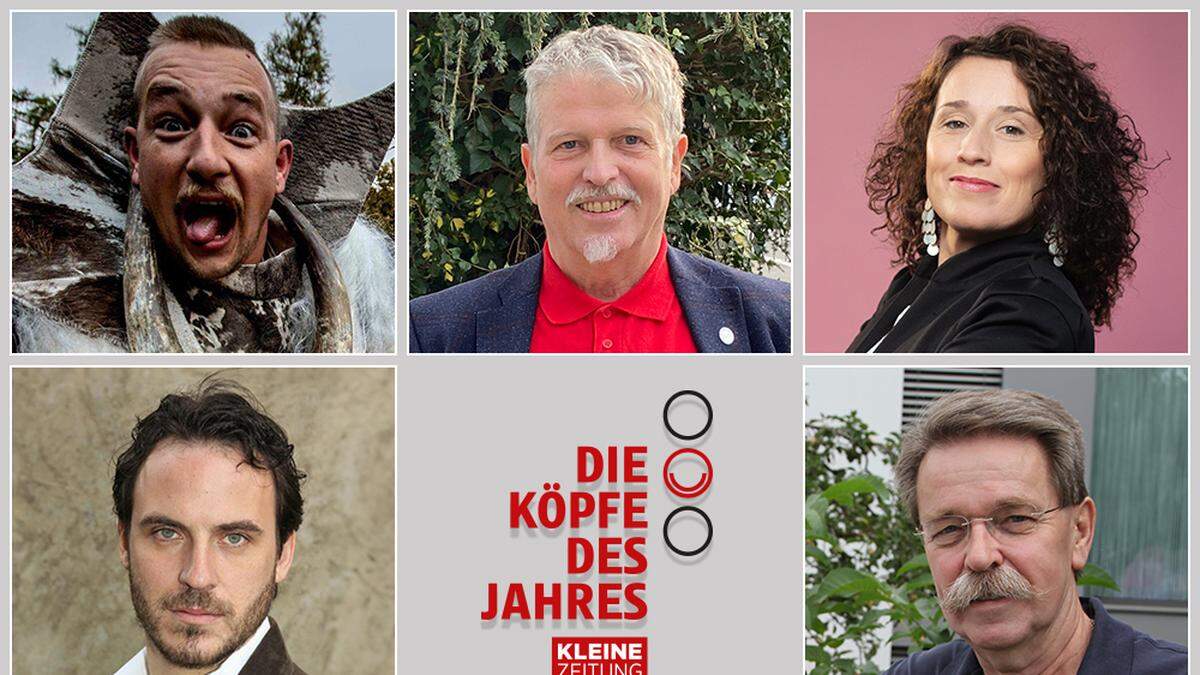 Roman Pichler, Franziska Hatz, Erich Wolf, Peter Kalita und Uwe Stückelschwaiger sind in der Kategorie „Kultur“ nominiert