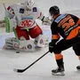 Jonas Enroth erwies sich lange für die 99ers als kaum zu überwinden 