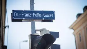 Dr.-Franz-Palla-Gasse  Straßenschild