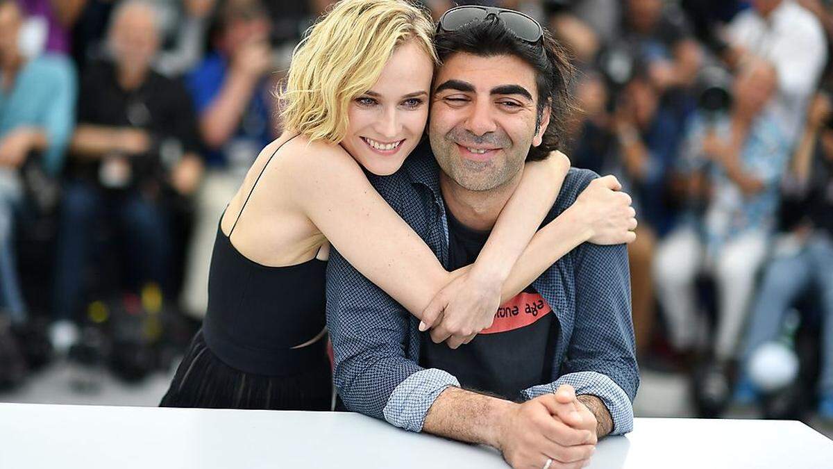 Hauptdarstellerin Diane Kruger mit Regisseur Fatih Akin