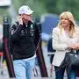 Mick Schumacher (Mercedes) und seine Mutter Corinna Schumacher beim Großen Preis von Österreich am Red Bull Ring in Spielberg