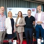 Dominic Neumann, Obmann der FG Unternehmensberatung, Buchhaltung und IT (UBIT) an der WKO Steiermark, Sabine Balogh-Preininger, 
FMA Österreich, Xenia Daum, GF Kleine Zeitung, Herbert Tanner, Leitung Siemens Graz und Klagenfurt, und Markus Fallenböck, Vizerektor, UNI Graz