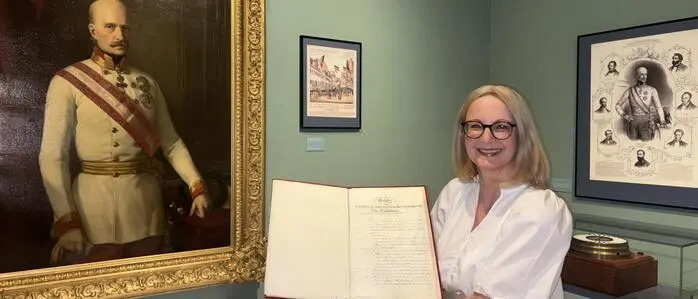 Barbara Müller leitet die Museen in Schloss Stainz. Künftig ist dort auch die lange verschollen geglaubte Ernennungsurkunde Erzherzog Johanns zum Reichsverweser zu sehen