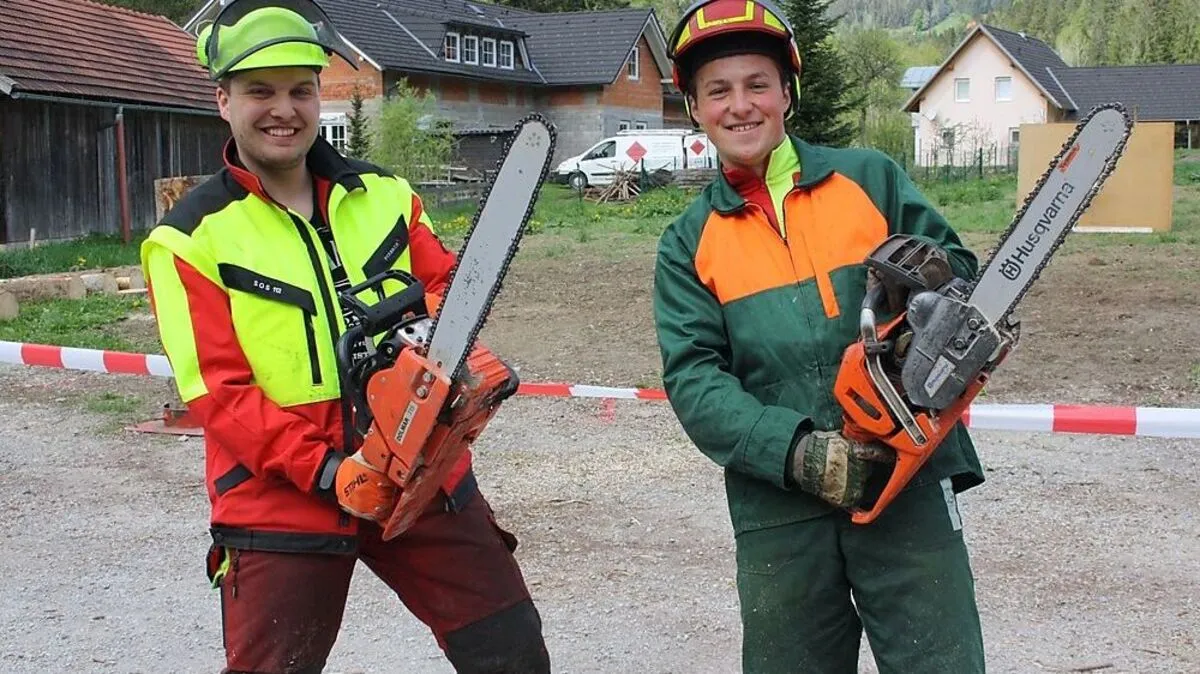 In Geistthal fand der Regionalentscheid Forstwirtschaft der Landjugend für die Bezirke Voitsberg und Deutschlandsberg statt
