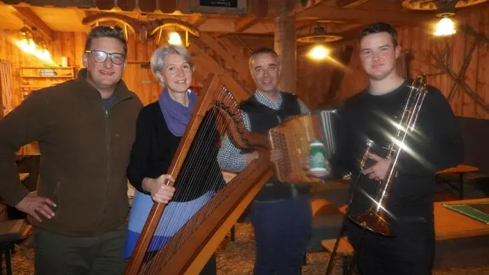 Patrick Lengdorfer, Barbara Brugger, Christian Brugger und Martin Weber