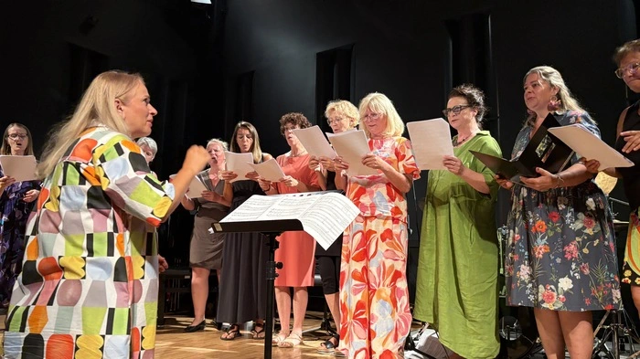 Chorunterricht beim Jazzworkshop in Gleisdorf