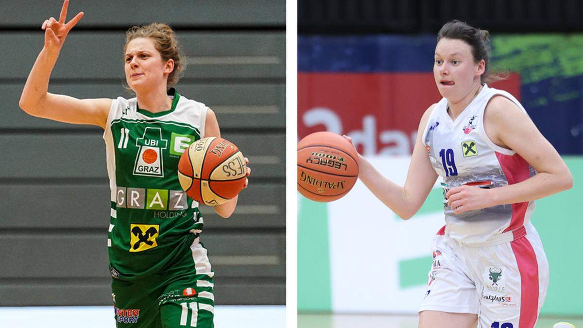 Basketball-Derby in Graz Heute sind die Neumann-Schwestern erstmals Gegnerinnen