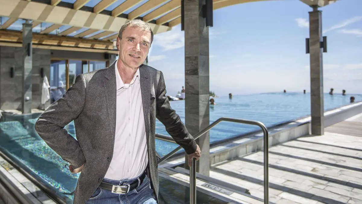 Erwin Berger, Chef des Hotel Mountain Resort Feuerberg auf der Gerlitzen