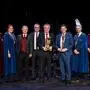 Landeshauptmann-Stellvertreter Anton Lang wurde bei der Straußgala 2023 im Live Congress Leoben mit dem „Leobener Strauß“ geehrt