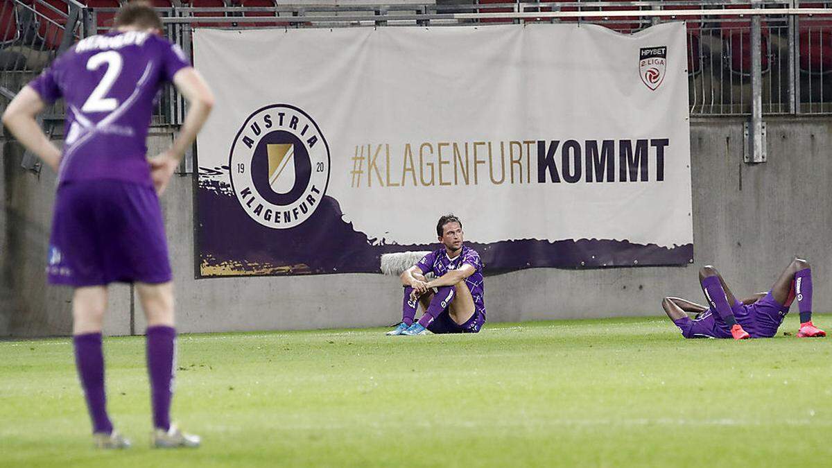 Schockstarre im Wörthersee-Stadion